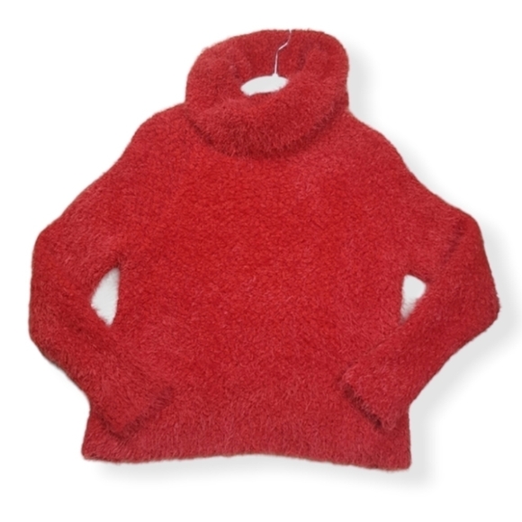 cupcakes & cashmere Sweaters - Cupcakes and Cashmere Red Cowl Neck Sweater